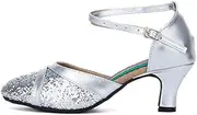 [DKZSYIM] Women's Latin Dance Shoes Ballroom Salsa Wedding Performance Dance Shoes,Model DY111