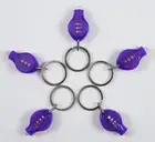 5 pc UV LED Flashlight Mini Keychain ID Currency Detector Ultraviolet Purple