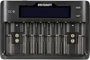 VOLTCRAFT CC-8 Round Cell Charger LiIon, LiFePO, NiMH, NiCd A, Mignon (AA), Micro (AAA), Mini (AA), Baby (C), Sub-C