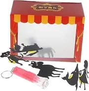 1 Set Chinese Shadow Puppetry Kit Creative DIY Shadow Puppetry Plaything for Engaging Educational to Enhance Hands Skills and Imagination