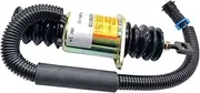 24V D59-105-12 Shutoff Solenoid Valve Compatible with Shangchai D6114 Excavator 951 953 Loader