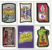 2024 Wacky Packages ALL NEW HALLOWEEN SET ATTACKY PACKAGES MARS ATTACKS 5 CARDS
