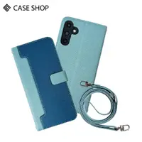 在飛比找momo購物網優惠-【CASE SHOP】Samsung A15 前收納皮套背帶