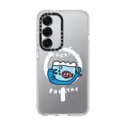 Galaxy S25 Clear Magnetic Case Don't Forget to Breathe