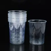 10pcs 600ml Plastic Paint Mixing Cup Mixing Pot Paint Mixing Calibration _JL