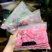 1000pcs Hair Ties Elastics Ponytail Bands Scrunchies Tiny Mini Rubber Girls