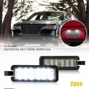 2X Rear LED License Plate White Light Set For 2017-2022 Jeep Compass 68276972AA