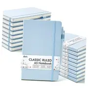 18 Pack Journal Notebook for Work, Business Notebook Bulk 18 Light Blue