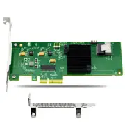 LSI SAS2004-4i 9211-4i 6Gbps 4 Ports HBA PCI-E SATA SAS RAID Controller Card #