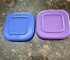Tupperware TWO replacement Seal 200 ml Mini Small Square Fridge Containers 3978