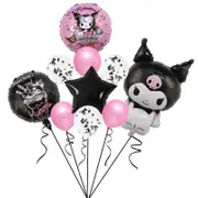 10PC Kuromi Foil Balloon Set Birthday Party Supplies Decoration