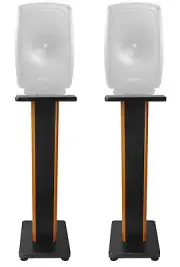 (2) Rockville 28" 2-Tone Studio Monitor Speaker Stands For Genelec 8341 SAM