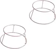 LIFKOME 2pcs Cake Cooling Rack Tray Bakery Accessories Baking Oven Cakes Cake Racks Serving Bread Cake Cooler Reusable Large Tall Chiffon Cake Cooling Stand Bakers Rack Alloy Rose Gold