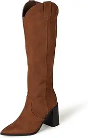 [The Drop] Women's Cassandra Knee-High Western Boot