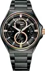 [CITIZEN] Watch Atesa Eco-Drive Ring Solar ACT LINE Triple Calendar Moon Ph