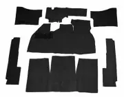 EMPI 3910 Carpet Kit w/ Foot Rest, Black, Fits Type-1 Bug 1969-1972, Dune Buggy (for: Volkswagen)