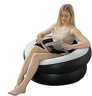 Inflatable Sofa Seat, Lazy Folding Couch, Air Sofa for Indoor & Outdoor Use, Blow-Up Chairs for Camping, Fishing, Beach, Portable Inflatable Couch for Easy Relaxation and Comfort
