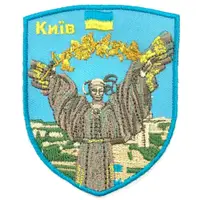 在飛比找蝦皮商城優惠-【A-ONE】烏克蘭基輔 獨立紀念碑少女 刺繡背膠補丁 袖標