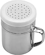 Metal Salt Shaker, Rustproof Pepper Dredge, Lids Included, Sturdy Condiment Shakers, Fine Mesh Seasoning Shakers, Suitable for Kitchen, Barbecue Use, 2.17x3.23 Inches