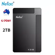 Netac K218 5400RPM USB 3.0 HDD 2TB 2.5'' External Portable Hard Drive Disk