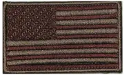 American Flag Brown Patch - 2 Pack