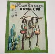 Vintage 1973 MACRAME HANG-UPS Home Project Instructions Craft Course Book H-213