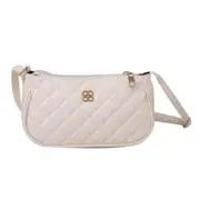 Fashion Lattice Pattern Crossbody Bag Women Solid Color PU Leather Satchel Casual Simple Female Travel Shoulder Handbag Purse?