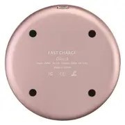Qi Wireless Charger With LED Light For iPhone X 8 8Plus Samsung S8 S7 Edge Note 8 ROSEGOLD COLOR