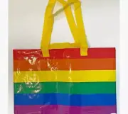 IKEA STORSTOMMA Large Rainbow Reusable Shopping Bag Recycle LGBT Frakta KVANTING