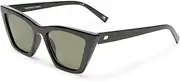 [Le Specs.] Le Specs Female Velodrome Black Cat-Eye Sunglasses