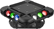 Moving Head DJ Light – 12x10W RGBW LED Stage Light with Strobe Effect, DMX512 & Sound Activation, Rotating Disco Lights for DJ, KTV, Weddings, and Parties