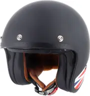 Helstons Union Jack Jet Helmet, black, Size S for Men