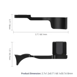 JJC TA-Q3 熱靴指柄 Leica Q3 徠卡相機專用 2合1熱靴蓋拇指握把手柄