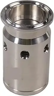 1.5" Tri Clamp Ferrule OD 50.5mm 304 Stainless Steel 0-1/2/3 Adjustable Breaker Vacuum Valve (Size : 50.5MM)
