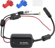 DAB Splitter DAB Adapter for Car Radio Amplifier DAB Antenna Splitter FM/AM DAB + Car Antenna Signal Booster Adapter SMB to DIN for Car Radios