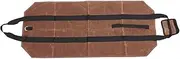 Waxed Canvas Log Carrier Bag Firewood Holder Fireplace Wood Stove Accessories Water Log Carrying Bag (Coffee)