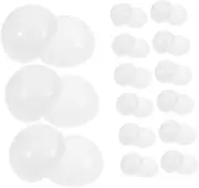 ORFOFE Pack Raffle Drawing Balls Plastic Empty Capsules for Claws Vending Machines for Parties Events