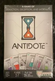 Antidote Card Game Ages 13+ A Game Of Deduction Deception And Mortality, NEW