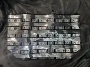 NEW Victoria’s Secret Weekender Sequin Bling Tote Bag & Black Wristlet Combo