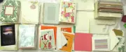 CRAFT HANDMADE CARDS w ENVELOPES & PAPER CARDSTOCK APPROX 270 CT LOT NWOT #2 CR