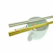 1 Pair Titanium Plating Gold Chopsticks Chinese Reusable Metal Chop Stick