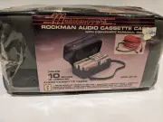 Cassette Tape Carrying Bag 10 Rockman Audio Cassette Case NEW in Package
