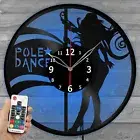 LED Vinyl Clock Pole Dance Light Vinyl Record Wall Clock Home Decor 1851