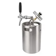 YA Mini Beer Keg Growler 5L Stainless Steel Portable Pressurized Home Dispenser