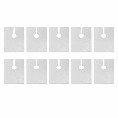100pcs Disposable Hair Cutting Cape, Salon Barber Cape, Clear Apron Hairstyli...