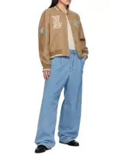 baseball jacket L Nude