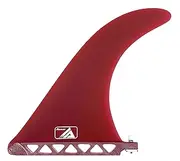 AQUBONA 10" Surf & SUP Fiberglass Fin - Free No Tool Fin Screw - 10 inch SUP Center Fin Replacement for Longboard, Surfboard & Paddleboard