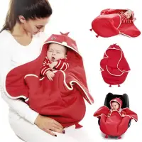 在飛比找蝦皮商城優惠-Wallaboo 海天使輕巧嬰兒抱袋包巾 - 可愛動物系列雙