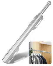 12" Valet Rod for Closet Pull Out, Adjustable extending closet rod, Standard ...