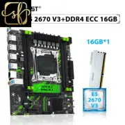 X99 PR9 Motherboard Combo LGA 2011-3 Xeon Kit E5 2670 V3 CPU DDR4 ECC 16GB Memor